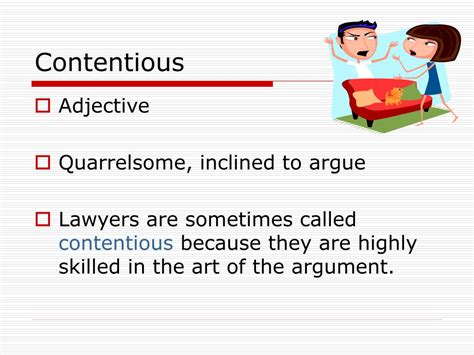 Contentious antonyms .